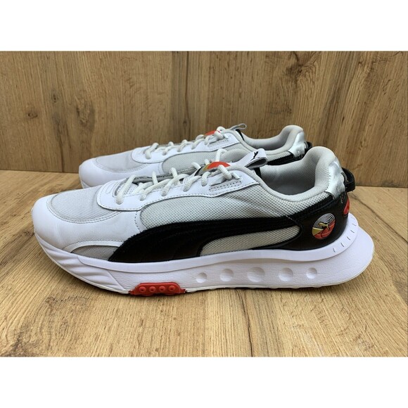Puma Wild Rider As Lace Up Sneaker Shoes Mens Size 13 White Casual 382552-01 - Picture 3 of 16